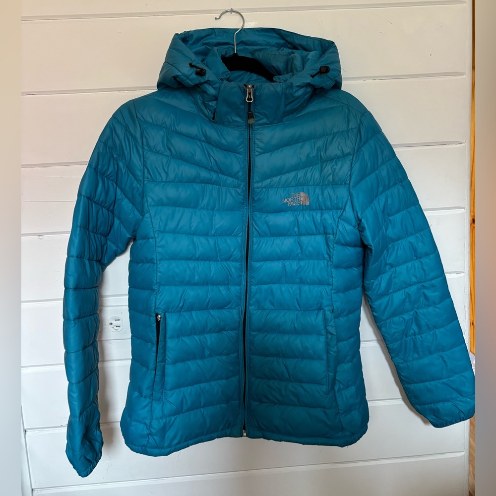 North Face Women’s Blue Puffer Jacket